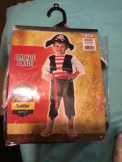 Toddler Boys Pirate Costume