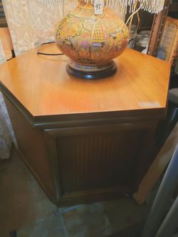 Side Table with storage