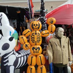 Pumpkin Stand Up Deco