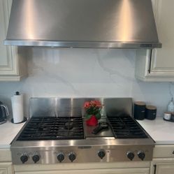 KitchenAid® 48'' 6-Burner Commercial-Style Gas Rangetop With Griddle