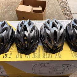 Bike Helmets (4 Pcs)