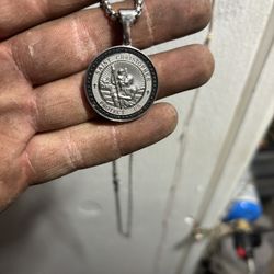 Black Diamond Saint Christopher Medallion