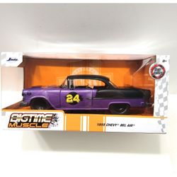 Jada / Big Time Muscle '1955 Chevy Bel Air' Diecast 1:24 Scale *NIB*