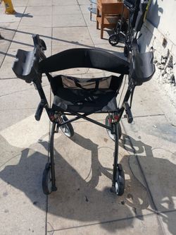 black SUNDERWELL Foldable Upright Walker