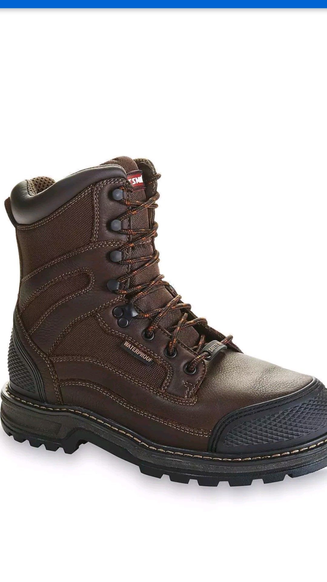 MENS WORK BOOTS CRAFTSMAN STEEL TOE WATERPROOF SLIP OIL NEW ALL