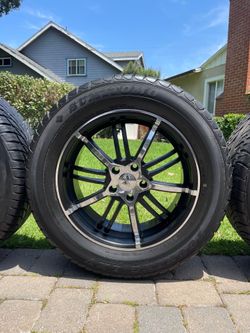 5 lug nut rims & TIRES / rines & LLANTAS de 5 birlos (5x4.5) Size: 18" LIKE NEW