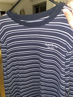 Supreme Embroided Long Sleeve Shirt