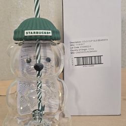 Starbucks Bearista Glass Cup