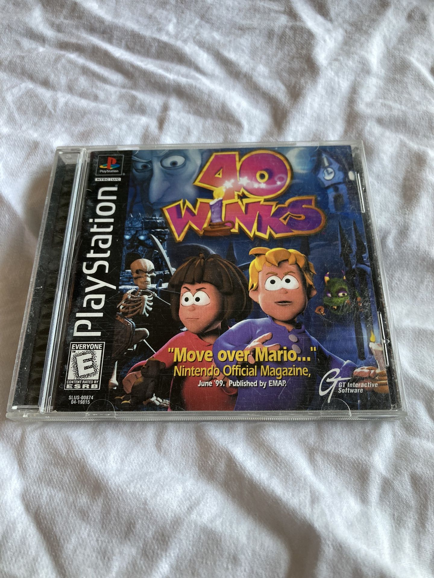 PS1 “40 winks “video game complete