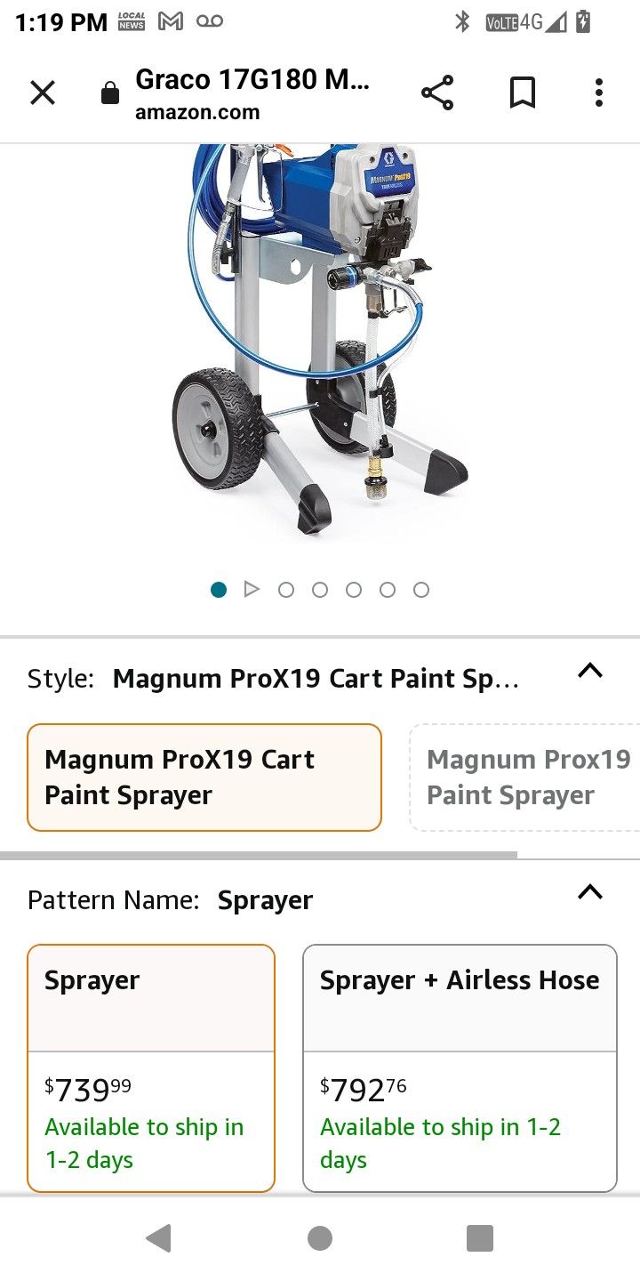 Graco Magnum X7 True Airless Paint Sprayer for Sale in Phoenix, AZ