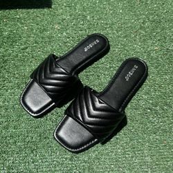 Black Sandals 