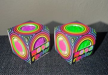 Schylling NeeDoh Mini Tiny Ripples Purple and Green Squishy Squeeze Toy Viral