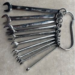 A&E Professional SAE and Metric Combination Wrench Sets