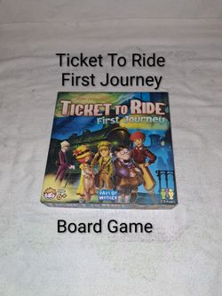 Ticket To Ride First Journey Days Of Wonder Board Game In Excellent New Condition (Is Complete Nothing Missing)