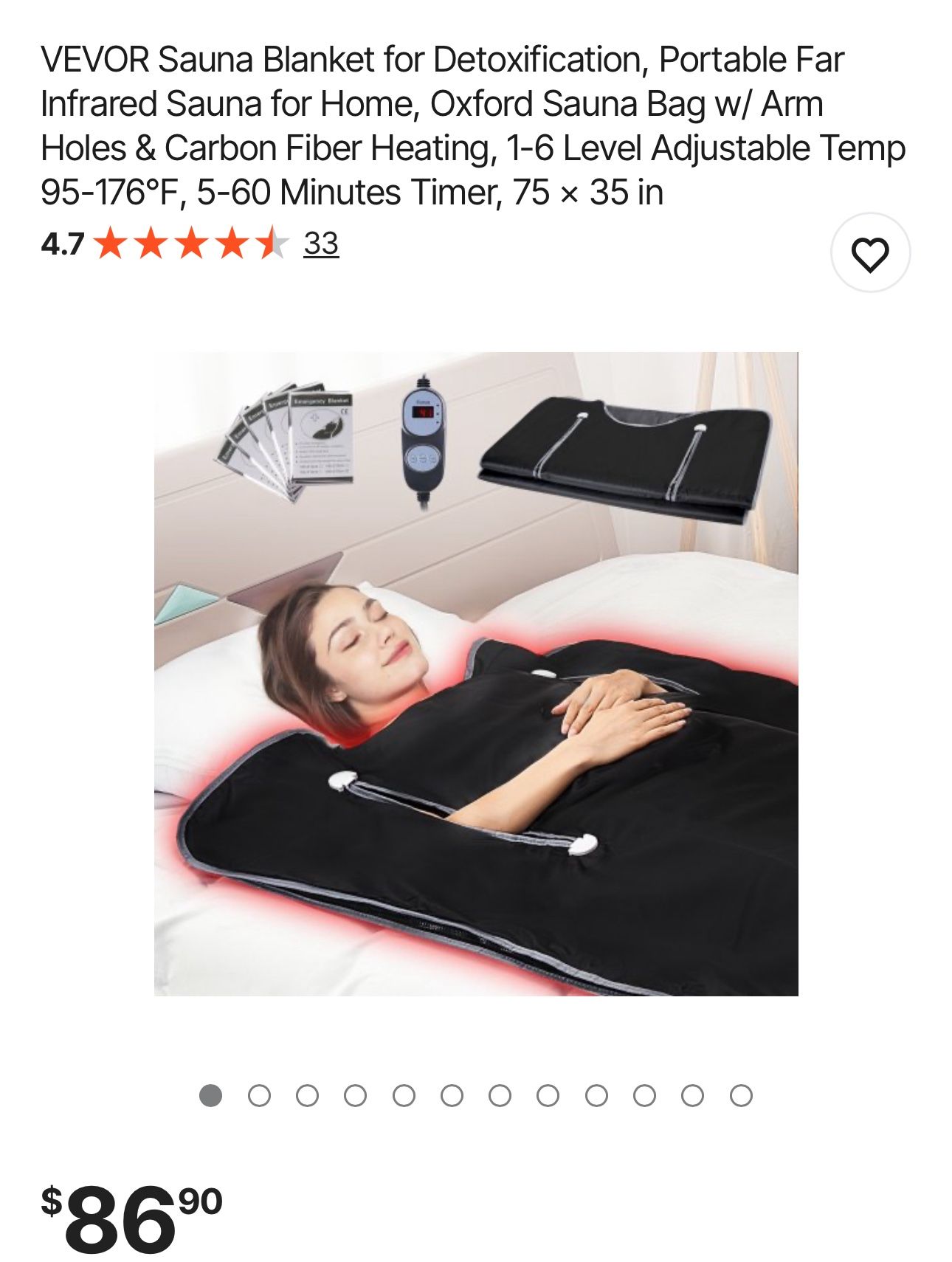 VEVOR Sauna Blanket for Detoxification