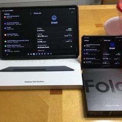 Samsung Galaxy Z Fold 4 and Tab S8 Ultra 