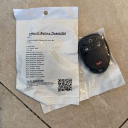 GM 4-Button Remote Key (FCC OUC60270)