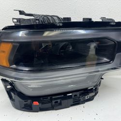 2019-2024 Dodge Ram 2(contact info removed) Reflector LED Black Headlight RH Right OEM