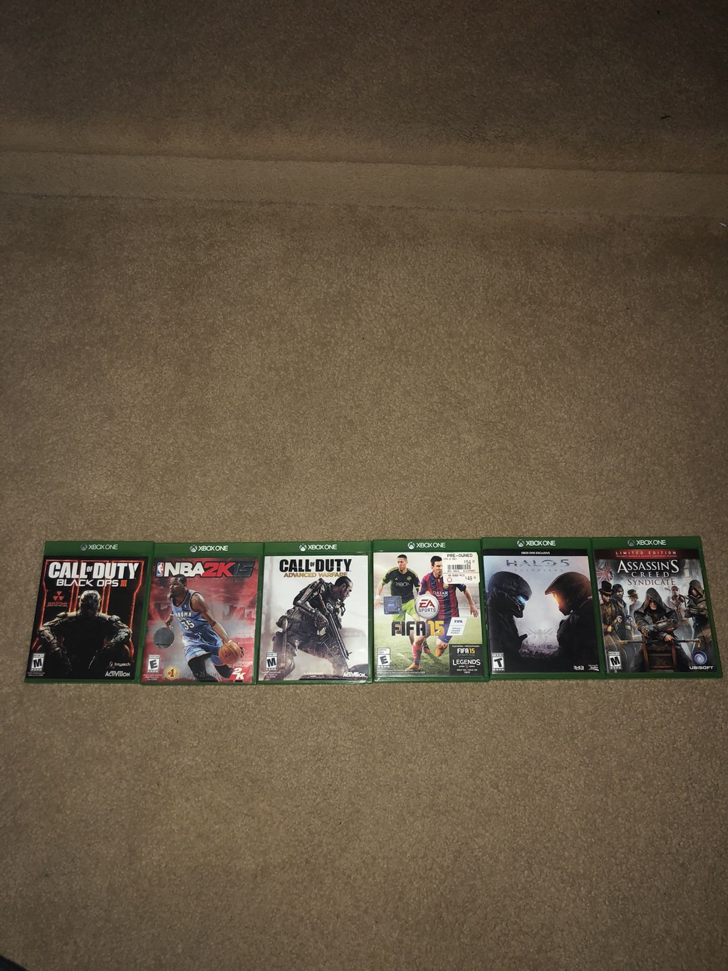 Xbox one and Xbox 360 games