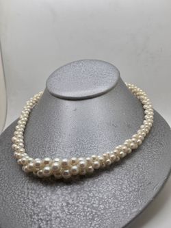 Napier Cream Pearl Twist Necklace