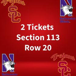 USC Trojans vs Northwestern Wildcats Tickets November 7 
