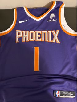 Nike Devin Booker Purple Phoenix Suns Swingman Badge Player Jersey - Icon Edition