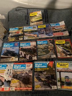 Model railroader train magazine collection