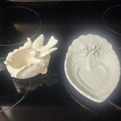 X2 Vintage Porcelain Trinkets (See Ad)