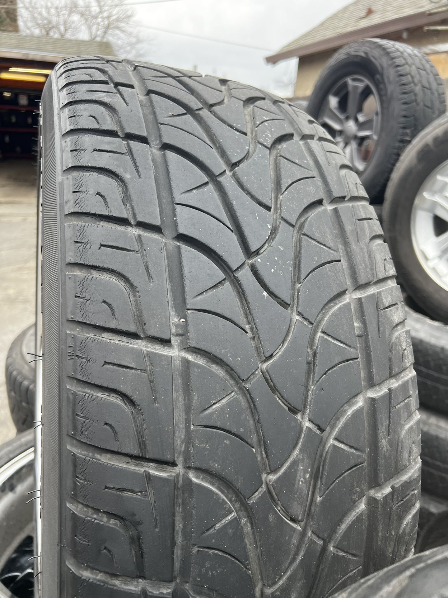 24” U235 Ford Chevy Chrome Wheels With 2854024 Fullway Excellent Condition Wheels And Tires