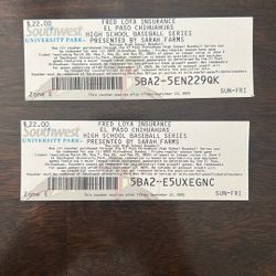 Chihuahuas Baseball Tickets 2