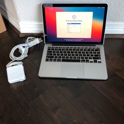 MacBook Pro 13” Retina 2013 Intel Core i5 2.4Ghz 4GB 128SSD USB SD WiFi iSight webcam OSX Big sur