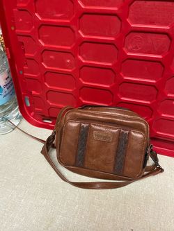 Wrangler Brown Leather Bag