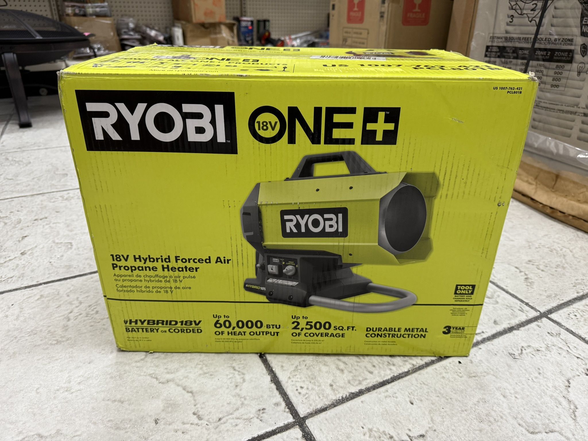 Ryobi Tools Ryobi 18v Propane Heater Ryobi 18v Hybrid Forced Air