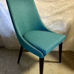 New teal fabric desk chair