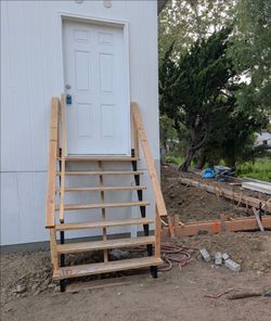 Free - temporary stairs for construction projects, etc.
