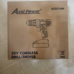 Avid Power 20v Cordless Drill/Driver
