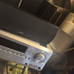 Receiver Stereo At Surround Sound Speakers