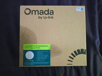 TP-Link Omada 7 Max, BE15000 Wi-Fi Access Port, w/o DC Adapter, NIB