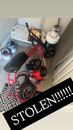 MINI BIKE WAS STOLEN
