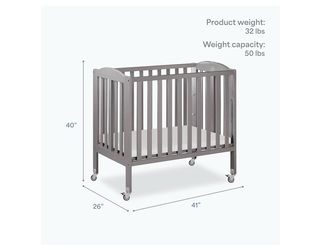 Portable baby crib
