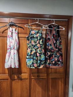 3 rompers 10 each Or 25 for All Size medium