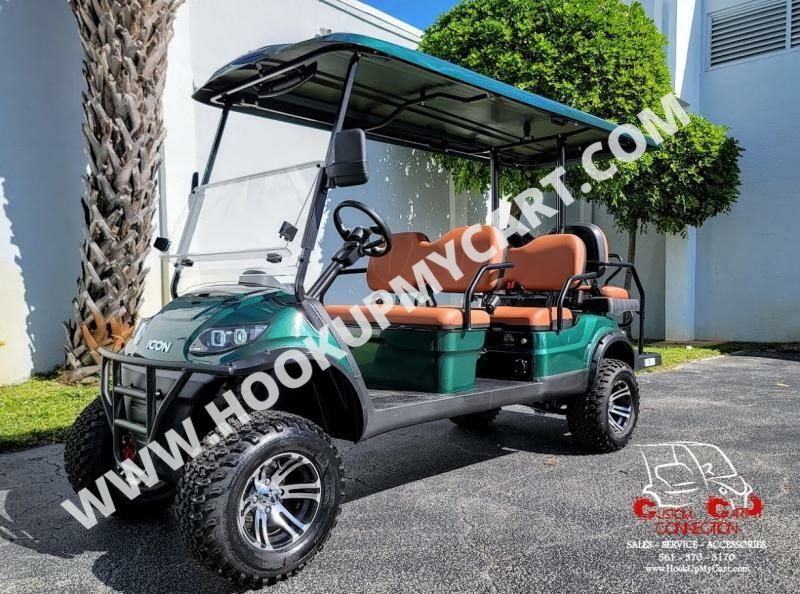 2025 ICON G60L FOREST GREEN Golf Cart-GAS