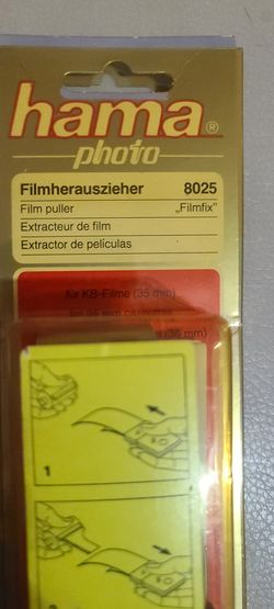 Hama Photo-Video Film-Herauszieher 8025 Film puller Filmfix

