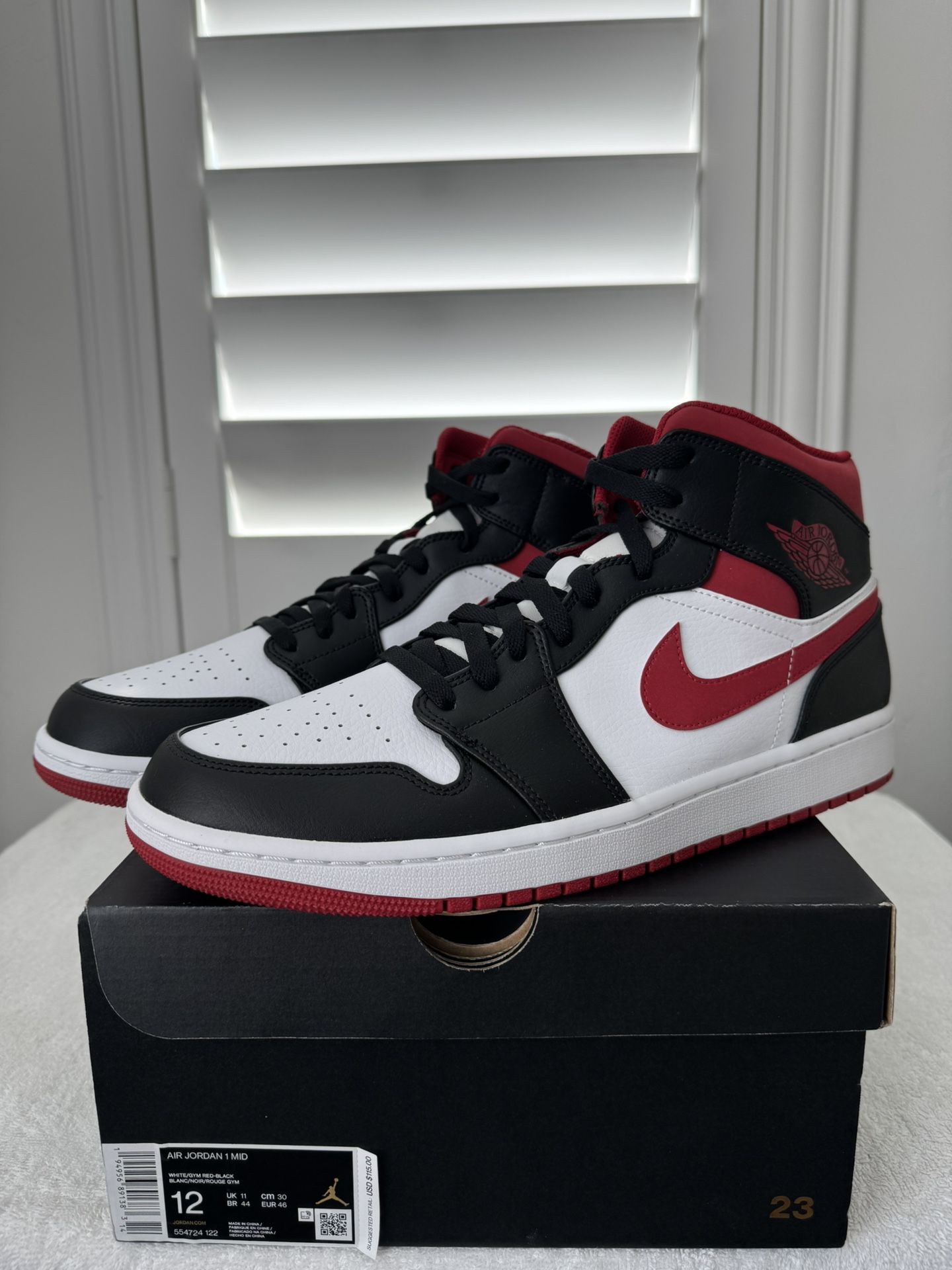 Gym Red Jordan 23 Mid Red Nike Air Jordan Mid Shoes Gym Red Black