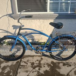 Men's 26" Electra Beach Cruiser With Rear Basket 