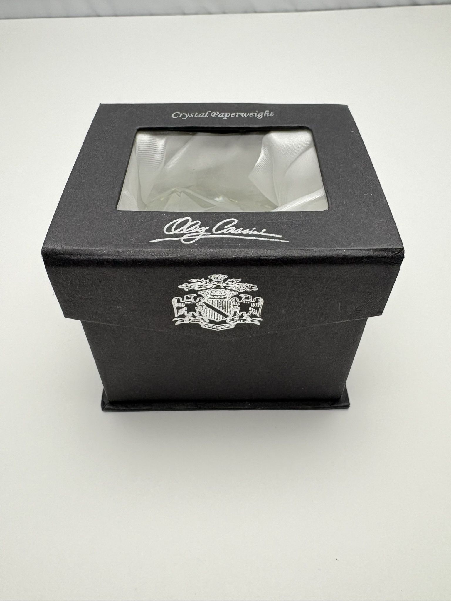 Heart Shaped Crystal Paper Weight