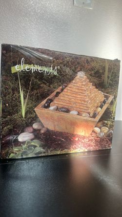 Elements Pyramid Tabletop Water Fountain