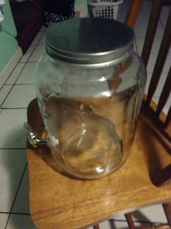 Garrafón de vidrio para agua fresca o limonada