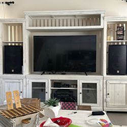 Shabby Chic Wall Unit/Entertainment Center