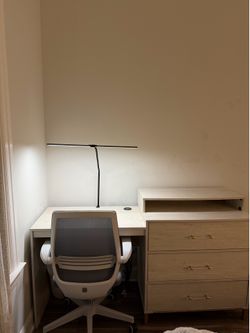 Desk and chair